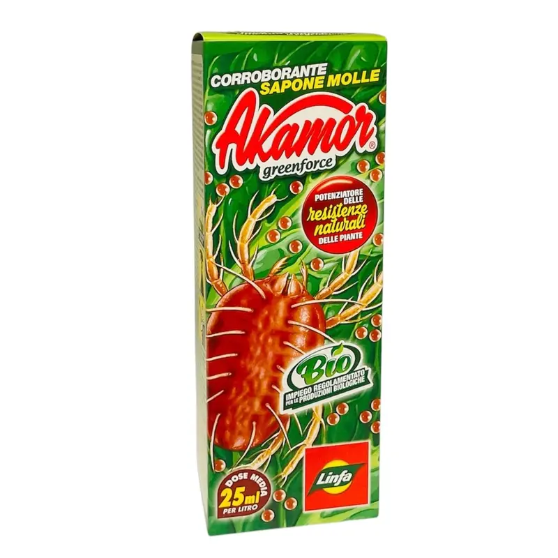 Akamor Greenforce ml 250 Corroborante Sapone Molle Linfa