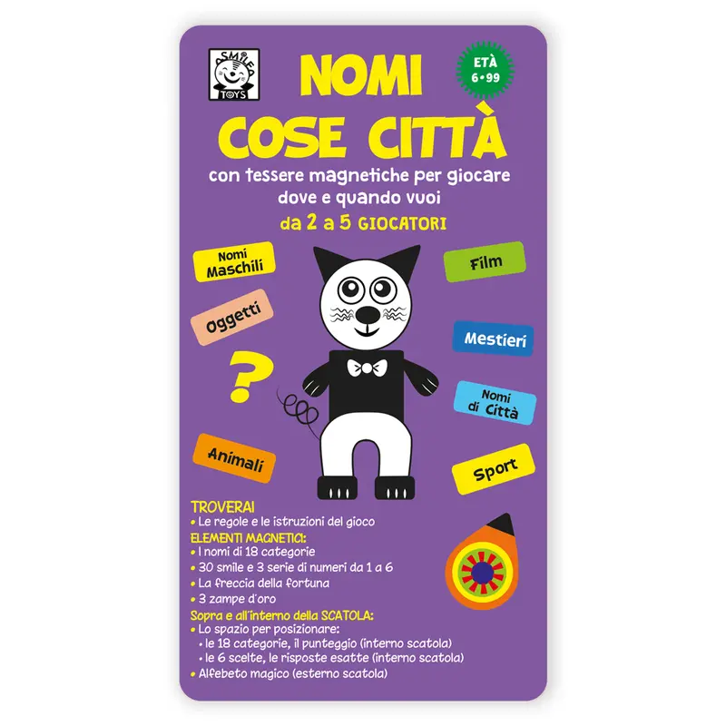 GIOCO NOMI COSE E CITTA'