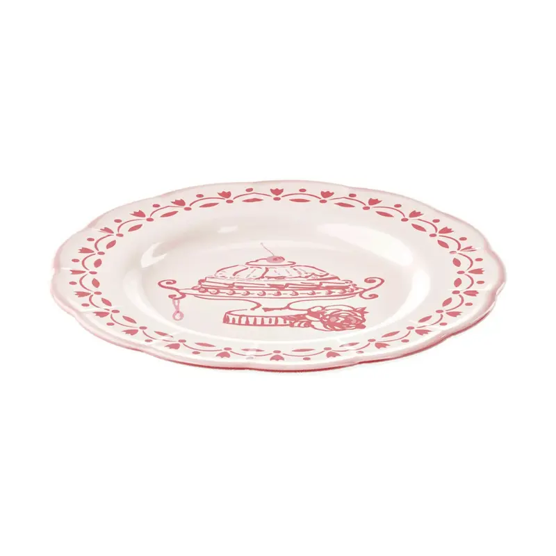 PIATTO DESSERT "JOSEPHINE" ROSA