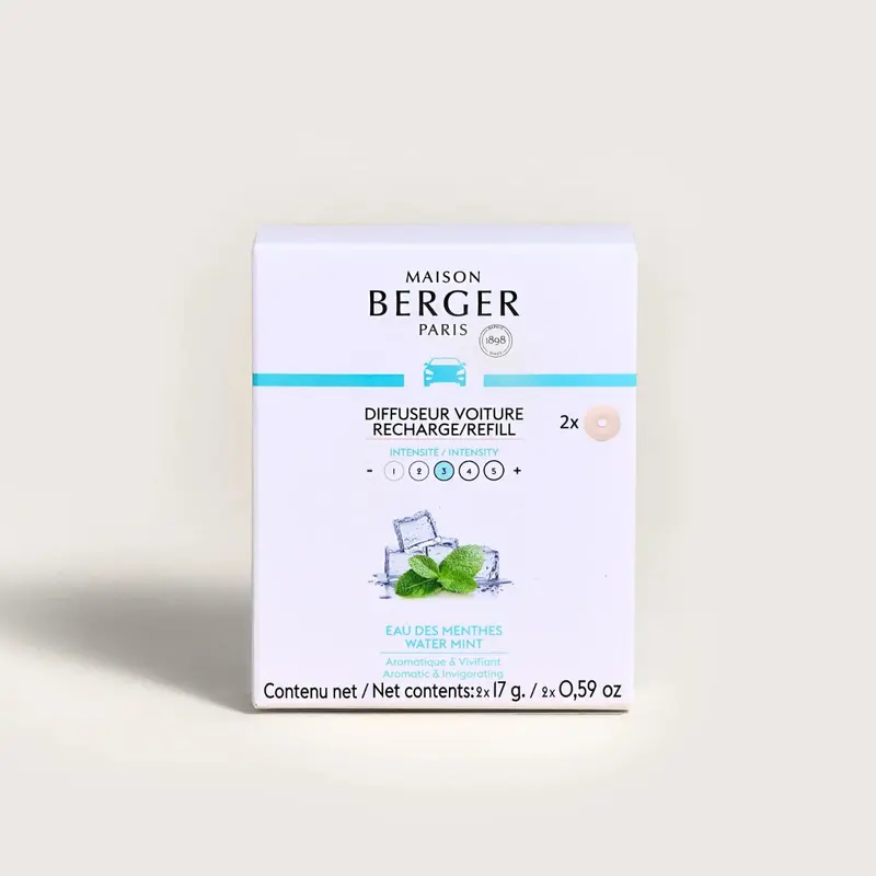 RICARICHE PER DIFFUSORE AUTO 2PZ EAU DES MENTHES
